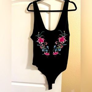 Embroidered Bodysuit